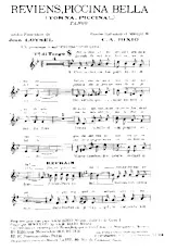 descargar la partitura para acordeón Reviens Piccina bella en formato PDF