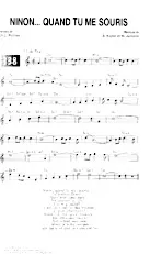 download the accordion score Ninon quand tu me souris (Fox) in PDF format