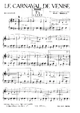 download the accordion score Le carnaval de Venise in PDF format