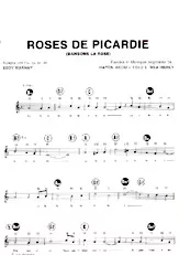 télécharger la partition d'accordéon Roses de picardie (Dansons la rose) au format PDF