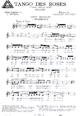 descargar la partitura para acordeón Tango des roses (Tango delle rose) en formato PDF