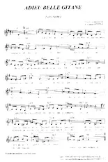 descargar la partitura para acordeón Adieu belle gitane (Paso Doble) en formato PDF