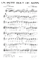 scarica la spartito per fisarmonica Un petit bout de satin (Rumba Chantée) in formato PDF