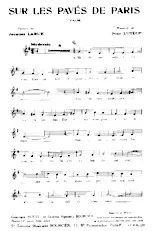 download the accordion score Sur les pavés de Paris (Valse Chantée) in PDF format