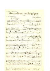 télécharger la partition d'accordéon Accordéon nostalgique (Valse) au format PDF