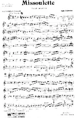télécharger la partition d'accordéon Missoulette (Valse Musette) au format PDF