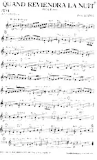 download the accordion score Quand reviendra la nuit (Boléro) in PDF format