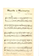 télécharger la partition d'accordéon Musette à Montmartre (Valse) au format PDF