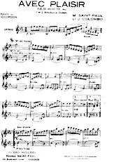 download the accordion score Avec plaisir (1er + 2ème Accordéon) (Valse Musette) in PDF format