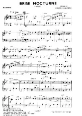télécharger la partition d'accordéon Brise nocturne (Valse) au format PDF