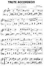 download the accordion score Triste accordéon (Valse Musette) in PDF format