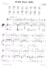 descargar la partitura para acordeón Petit papa Noël (+ Paroles) en formato PDF