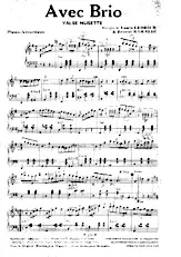 download the accordion score Avec Brio (Valse Musette) in PDF format