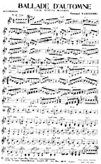 descargar la partitura para acordeón Ballade d'automne (Valse Musette Moderne) en formato PDF