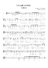 download the accordion score Un air connu (Boléro Chanté) in PDF format