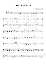 scarica la spartito per fisarmonica Parler à un ami (Madison Chanté) in formato PDF