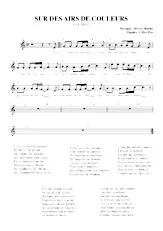 télécharger la partition d'accordéon Sur des airs de couleurs (Fox Trot Chanté) au format PDF