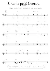 descargar la partitura para acordeón Chante petit coucou (Bourrée Chantée) en formato PDF