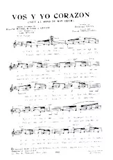 télécharger la partition d'accordéon Vos y yo corazon (Tout au fond de mon cœur) (Tango) au format PDF