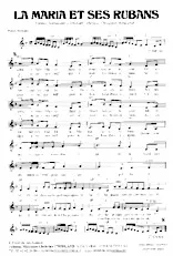 télécharger la partition d'accordéon La Maria et ses rubans (Polka Bretonne) au format PDF