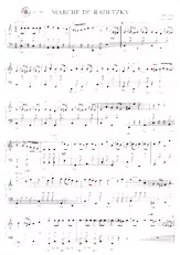 télécharger la partition d'accordéon Marche de Radetzky au format PDF