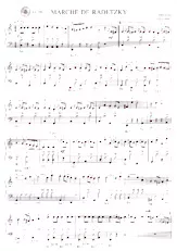 descargar la partitura para acordeón Marche de Radetzky en formato PDF