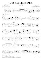 scarica la spartito per fisarmonica C'est le printemps (Marche) in formato PDF