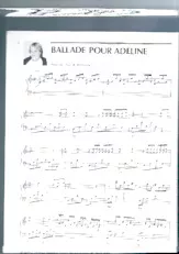 télécharger la partition d'accordéon Ballade pour Adeline au format PDF