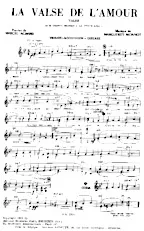 télécharger la partition d'accordéon La valse de l'amour (De la comédie musicale : La p'tite Lili) au format PDF