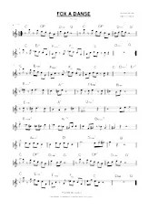 download the accordion score Fox a danse in PDF format