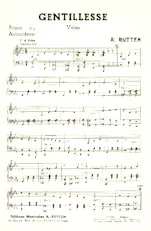 download the accordion score Gentillesse (valse) in PDF format
