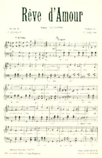 scarica la spartito per fisarmonica Rêve d'amour (Valse) in formato PDF