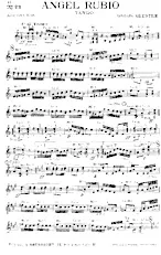 télécharger la partition d'accordéon Angel Rubio (Tango) au format PDF