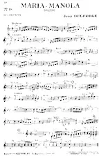 descargar la partitura para acordeón Maria Manola (Boléro) en formato PDF