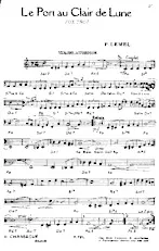 descargar la partitura para acordeón Le port au clair de lune (Fox Trot) en formato PDF