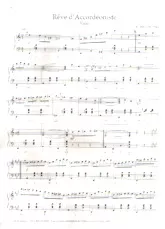 scarica la spartito per fisarmonica Rêve d'accordéoniste (Valse) in formato PDF