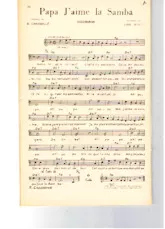 descargar la partitura para acordeón Papa j'aime la Samba en formato PDF