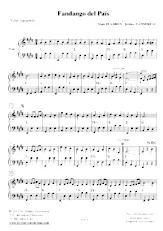 descargar la partitura para acordeón Fandango del Païs (Valse Espagnole) en formato PDF