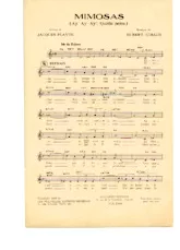 descargar la partitura para acordeón Mimosas (Ay Ay Ay Quelle peine) (Boléro) en formato PDF
