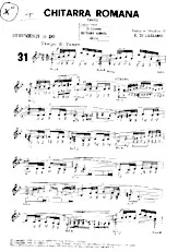 télécharger la partition d'accordéon Chitarra Romana (Tango) au format PDF