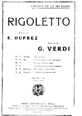 télécharger la partition d'accordéon Rigoletto (Comme la plume au vent) au format PDF