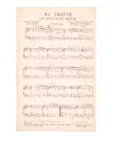 download the accordion score El triste (Un jour sans toi) (Boléro) in PDF format