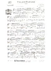scarica la spartito per fisarmonica Talentueuse (Valse) in formato PDF