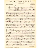 scarica la spartito per fisarmonica Pont Michelet (Valse Musette) in formato PDF