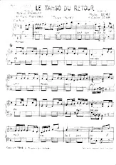 download the accordion score Le tango du retour in PDF format