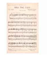 download the accordion score Riki Tiki Tavi in PDF format