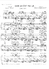 download the accordion score La vie ça n'est pas ça (Slow Rock) in PDF format