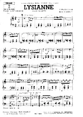 scarica la spartito per fisarmonica Lysianne (Valse Musette) in formato PDF