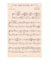 download the accordion score Te souviens tu (Tango) in PDF format