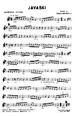 download the accordion score Javaski in PDF format